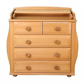 Комод с пеленальным столиком Лель БИ 36, натуральный бук (Лель, LIEL_АБ 36_натуральный бук)